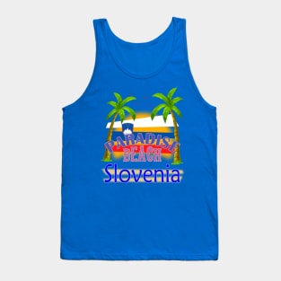 Paradise Beach Slovenia Vacation Holiday Tank Top